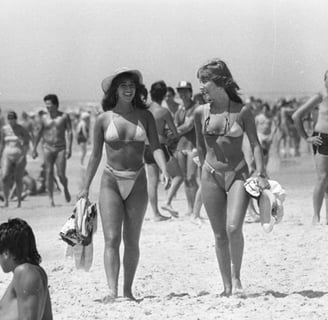 In 1985, the Asa Delta bikini (high-leg cut).
