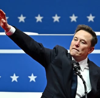 Elon Muskin väitetty natsitervehdys