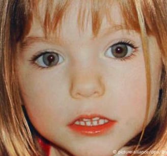 Madeleine McCann lapsena