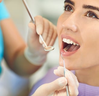 Tooth filling procedure providing dental care to repair cavities and protect teeth, enhancing overal