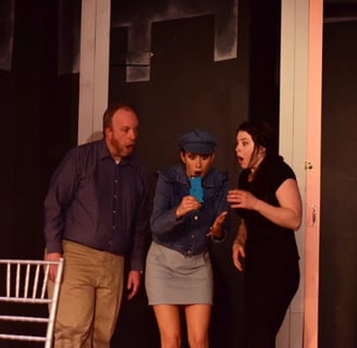 Acadiana Rep 2019 production of Que Sera, Giant Monster 