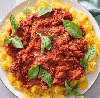 Spaghetti Squash with Marinara Sauce