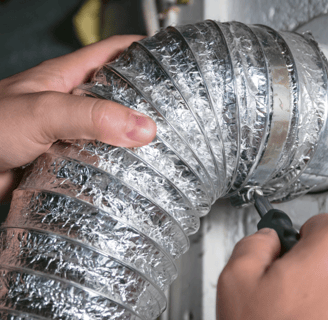 a person is holding a ducted ducted ducted ducted ducted duct