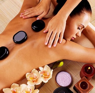 Hot Stone Massage service in Chennai – Studio 9 Unisex Spa & Salon, Ambattur