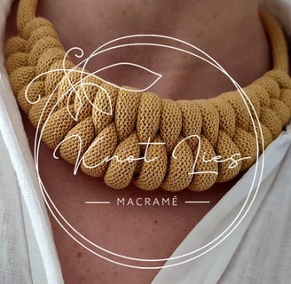 collar macrame knotlies kenotelies knotelies