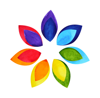 multi colored flower