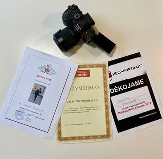 fotografijos kursai, sertifikatai
