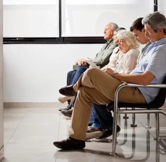 Pacientes no consultório