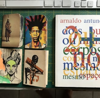 Livro de artista: estudos visuais.