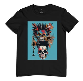 Camiseta da marca de street art, Cavérik Art Club, assinada pelo artista visual Sérgio Astral