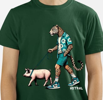 Camiseta da marca de street art, Cavérik Art Club, assinada pelo artista visual Sérgio Astral