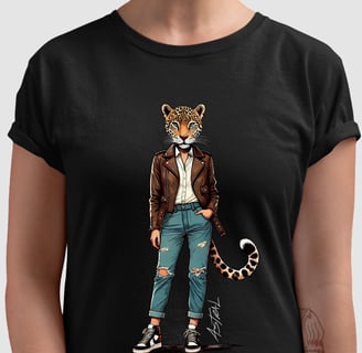 Camiseta da marca de street art, Cavérik Art Club, assinada pelo artista visual Sérgio Astral