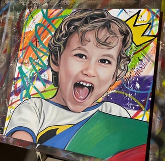 Quadro personalizado de filho.