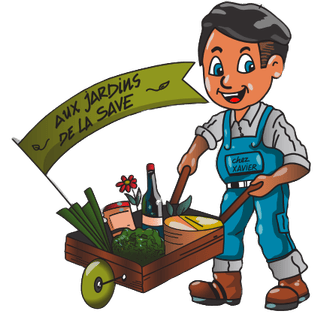 Logo aux jardins de la save