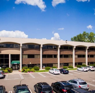 Our building, including parking lot