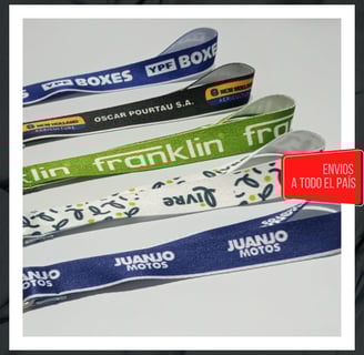 Cintas poliéster en varios colores oscuros