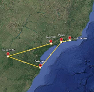 Itinerario di 2 settimane nel sud del Brasile