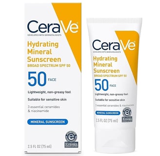 CeraVe Hydrating Mineral Sunscreen SPF 50