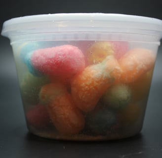 Meteoritez aka Freeze Dried Trolli Sour Brite Worms