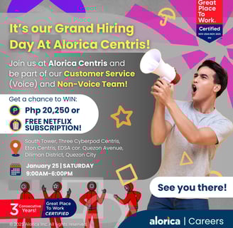 Alorica Centris QC Quezon City BPO Call Center Jobs Hiring Jobsnearme workfromhome nonvoice