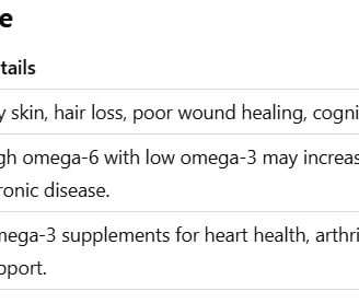 clinical relevance PUFA