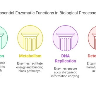 enzyme function in biological processes