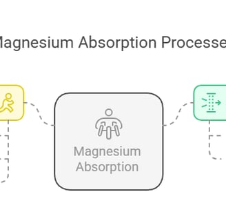 Magnesium absorption process
