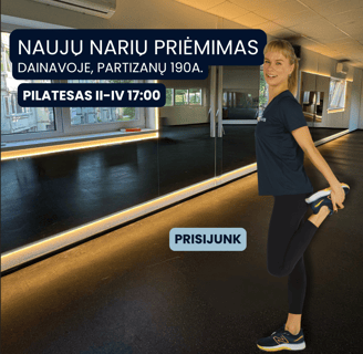 PILATESO TRENIRUOTES DAINAVOJE