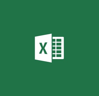 Microsoft Excel icon: essential spreadsheet tool for data cleaning, analysis, and reporting