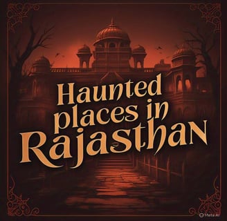 Haunted Places in Rajasthan, India