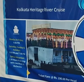 Kolkata Heritage River Cruise Timetable
