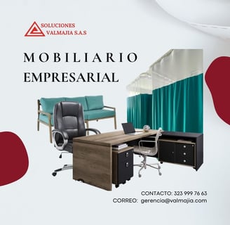 Sillas ergonómicas, escritorios y archivadores para entornos corporativos.
