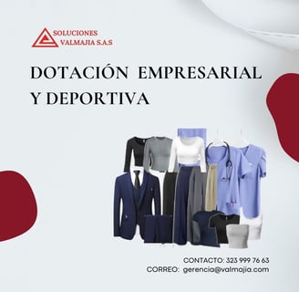 Camisetas, chaquetas, gorras y más para dotación empresarial y deportiva.