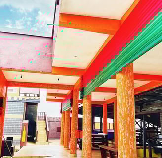 Partial view of De Place Resort