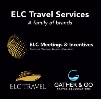 ELC Travel Services Umbrella of Brands - ELC Meetings & Incentives, ELC Travel, & Gather & Go Travel