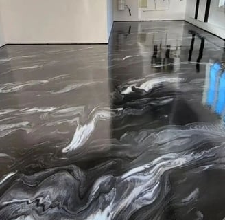 metallic flooring