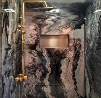 shower stall epoxy