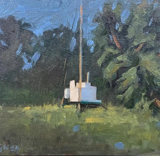 simplified painting with details