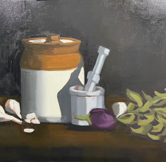 First color pass for still life