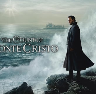 Poster for the TV series, The Count of Monte Cristo. 