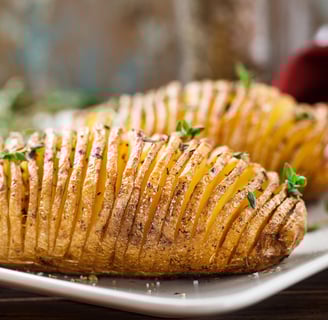  Sliced Baked Potatoes (Hasselback)