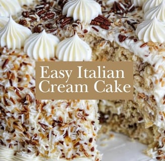Italian Cream Cake