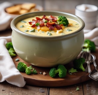 Potato, Bacon, & Broccoli Soup