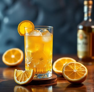 St. Patrick's Day Drink Gold Rush Cocktail