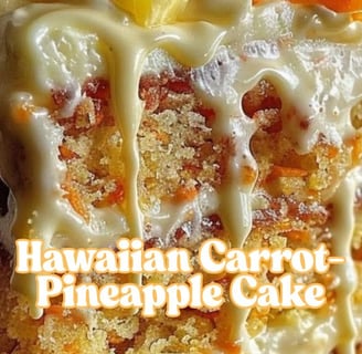 Hawaiian Carrot-Pineapple Cake