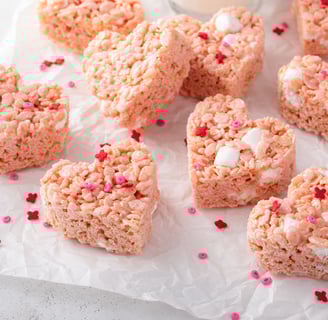 Heart Rice Krispie Treats