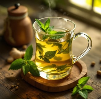 Invigorating Ginger-Mint Green Tea