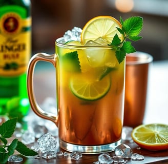 St. Patrick's Day drink Irish Mule Drink