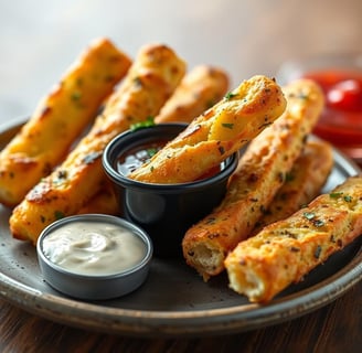 keto garlic breadsticks