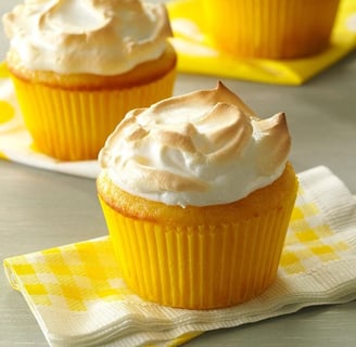lemon meringue breakfast muffins